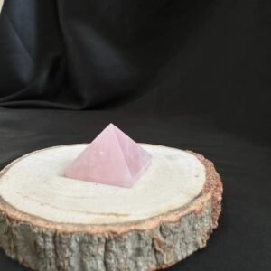 Rose Quartz Crystal Pyramid